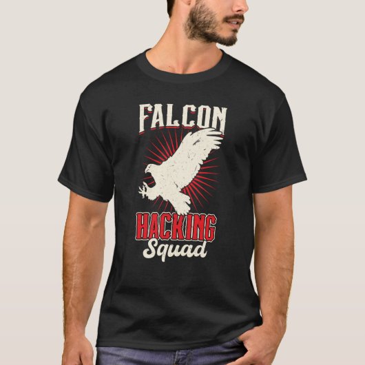 Falcon Hacking Squad Falcony T-Shirt (Vorderseite)