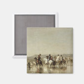 Falcon Hunt, 1862 Magnet (Vorderseite/Rückseite)