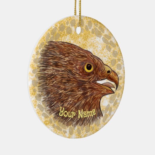 Falcon Keramik Ornament (Rechts)