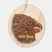 Falcon Keramik Ornament (Links)