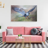Falcon Leinwanddruck (Insitu (Wohnzimmer))