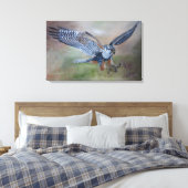 Falcon Leinwanddruck (Insitu (Schlafzimmer))