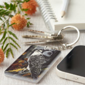 Falcon Locket Gothic Herbst Schlüsselanhänger (Vorderseite rechts)