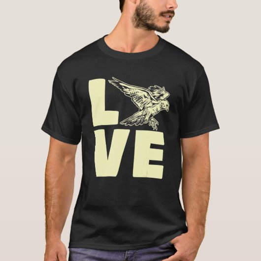 Falcon Lover Falcony T-Shirt (Vorderseite)