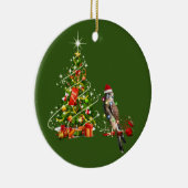 Falcon mit Hat LIGHTS Weihnachten Keramik Ornament (Rechts)