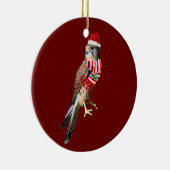 Falcon mit Hat Scanner Weihnachten Keramik Ornament (Rechts)
