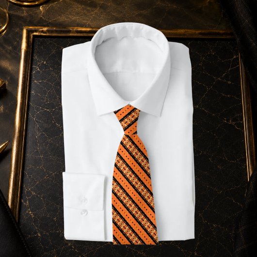 FALCON – Orange & Black Power Krawatte