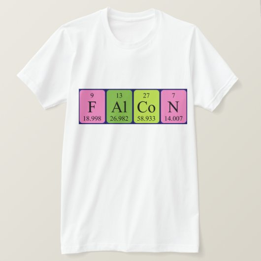 Falcon Periodenname Shirt (Design vorne)