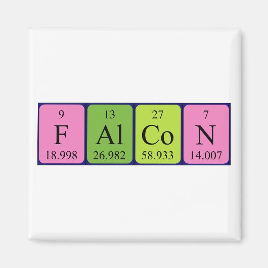 Falcon Peripherie-Namenmagnet Magnet (Vorne)