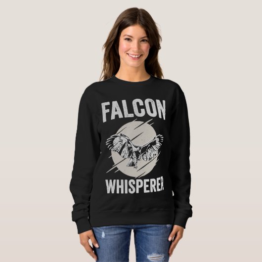 Falcon Whisperer Falconry Sweatshirt (Vorne ganz)