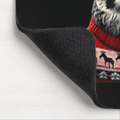 Falcon With Santa Hat Christmas Xmas Lover Fan Tea Mousepad (Ecke)