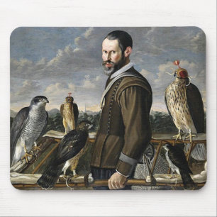 Falconer - 17. Jahrhundert Mousepad