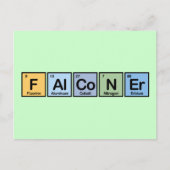 Falconer aus Elementen Postkarte (Vorderseite)