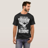 Falconer Dad Falconry When Life Gets Tough T-Shirt (Vorne ganz)