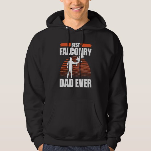 Falconer Falcon Hunter Falconer Tracker Duck Hunte Hoodie (Vorderseite)