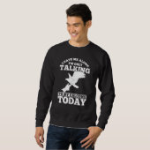 Falconer Falcon Hunter Falconer Tracker Duck Hunte Sweatshirt (Vorne ganz)