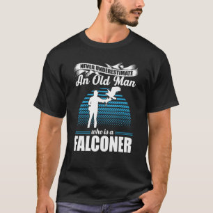 Falconer Falcon Hunter Falconer Tracker Ente Hunte T-Shirt