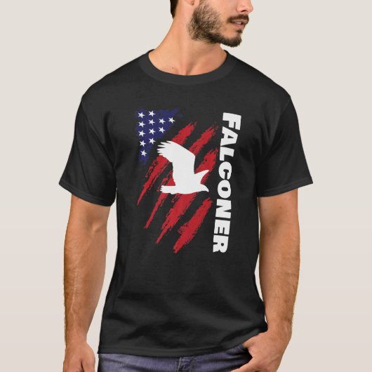 Falconer Falcony Falcon T-Shirt (Vorderseite)