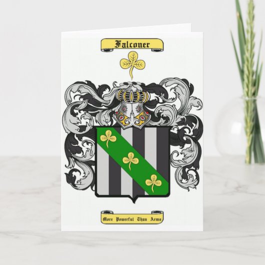 Falconer Karte (Vorderseite)