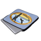 Falconer Medallion Oval Laptopschutzhülle (Vorne Knopf)