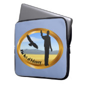 Falconer Medallion Oval Laptopschutzhülle (Vorderseite Links)