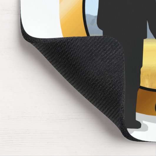 Falconer Medallion Round Mousepad (Ecke)