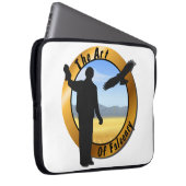 Falconer Medallion Runde Laptopschutzhülle (Vorne Rechts)