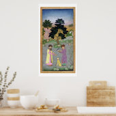 Falconer mit Begleiter und Begleiter Cheetah, aus Poster (Küche)