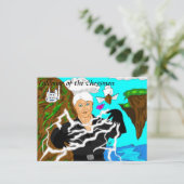 Falconer Postkarte (Stehend Vorderseite)