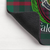 Falconer Scottish Clan Tartan & Crest Mousepad (Ecke)