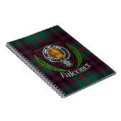 Falconer Scottish Clan Tartan & Crest Notizblock (Rechte Seite)
