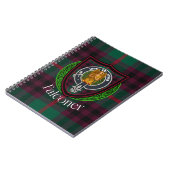Falconer Scottish Clan Tartan & Crest Notizblock (Linke Seite)