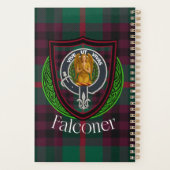 Falconer Scottish Clan Tartan & Crest Planer (Rückseite)