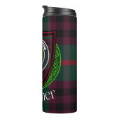 Falconer Scottish Clan Tartan & Crest Thermosbecher (Nach rechts gedreht)
