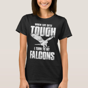 Falconer Vater Falcony wenn das Leben hart wird T-Shirt