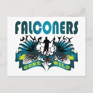 Falconers Gone Wild Postkarte