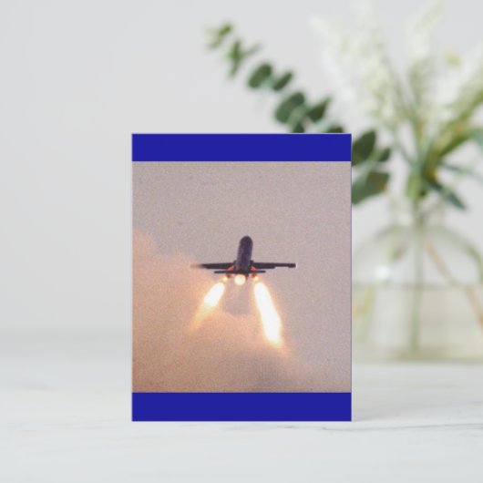 Falconet Launch Postkarte (Stehend Vorderseite)