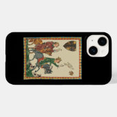 Falconry, 14th Century Codex Manesse Case-Mate iPhone Hülle (Rückseite (Horizontal))