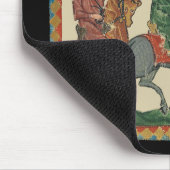 Falconry, 14th Century Codex Manesse Mousepad (Ecke)