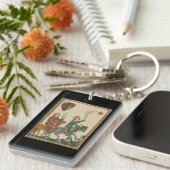 Falconry, 14th Century Codex Manesse Schlüsselanhänger (Vorderseite rechts)