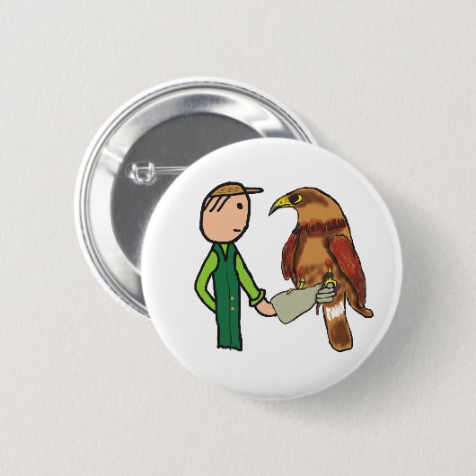 Falconry Button (Vorne & Hinten)