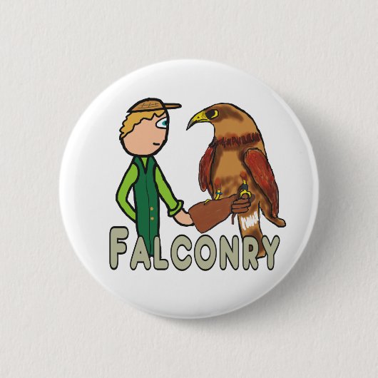 Falconry Button (Vorderseite)
