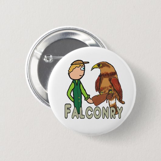 Falconry Button (Vorne & Hinten)