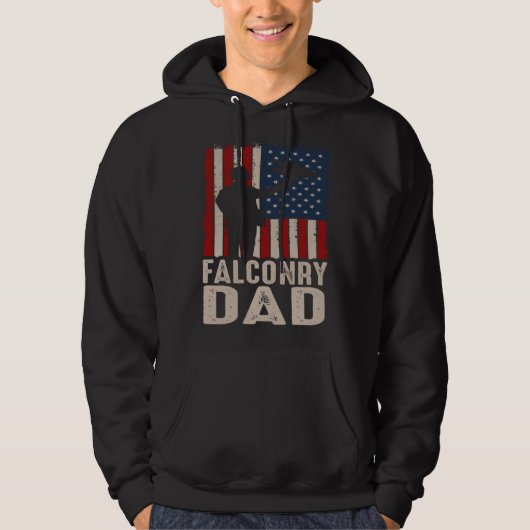 Falconry Dad Falconer Hawker Falcon Hawking Exper Hoodie (Vorderseite)