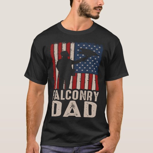 Falconry Dad Falconer Hawker Falcon Hawking Exper T-Shirt (Vorderseite)