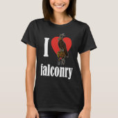 Falconry falconer ornithology birds hunting birdwa T-Shirt (Vorderseite)