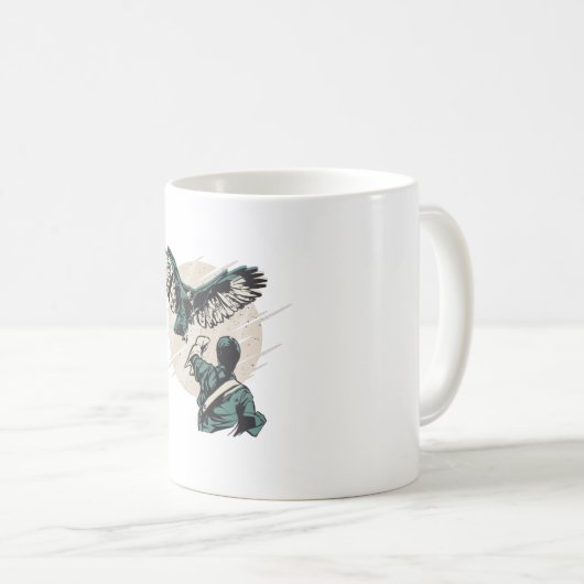 Falconry Kaffeetasse (VorderseiteRechts)