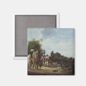 Falconry Magnet (Vorderseite/Rückseite)