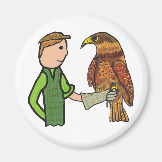 Falconry Magnet (Vorne)