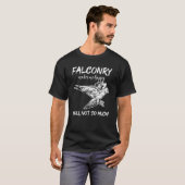Falconry makes me happy T-Shirt (Vorne ganz)